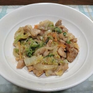 鶏むね肉と白菜の炒め物★